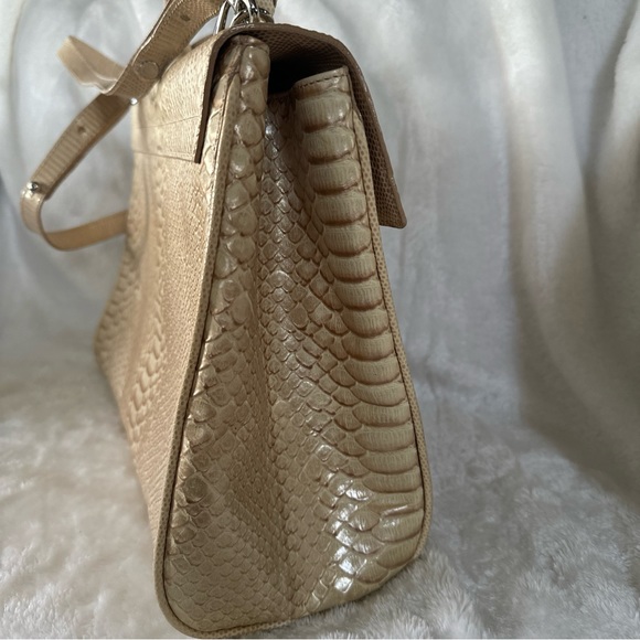 Brahmin Vintage Classic Satchel Handbag - Picture 3 of 16